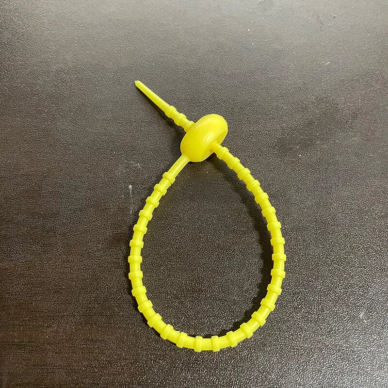 Силиконовые кабельные стяжки 20 шт. YELLOW