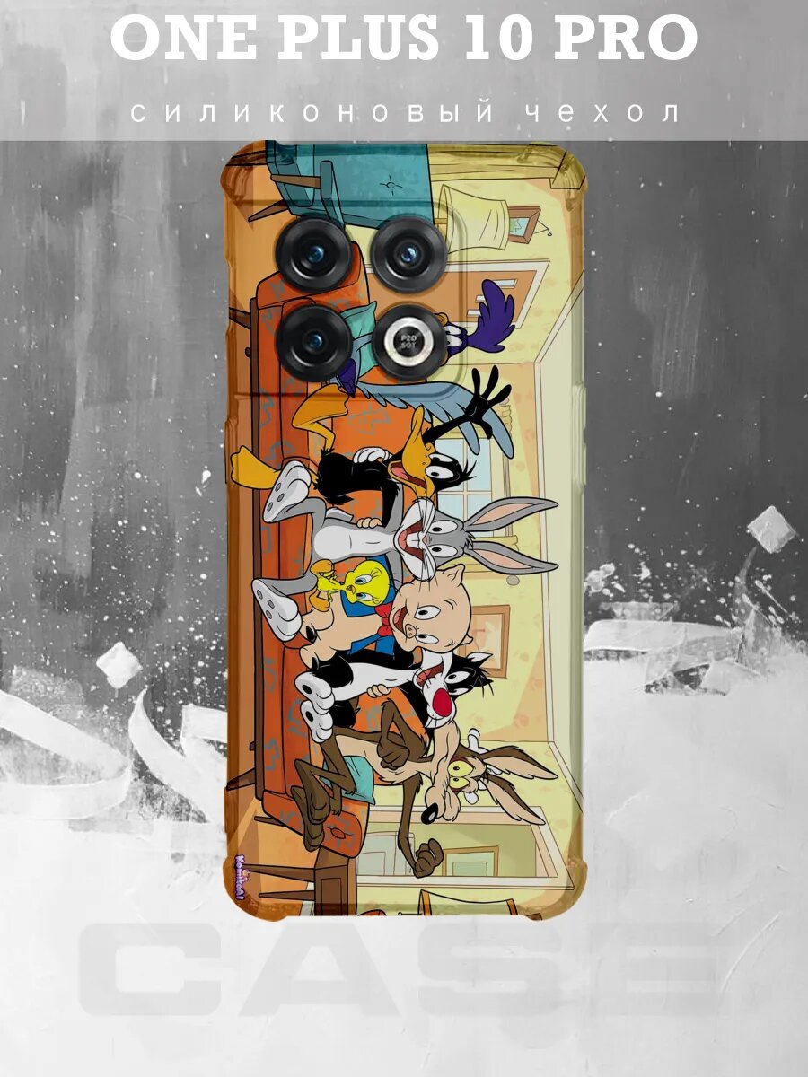 Чехол на Oneplus 10 Pro с принтом герои Луни Тюнз