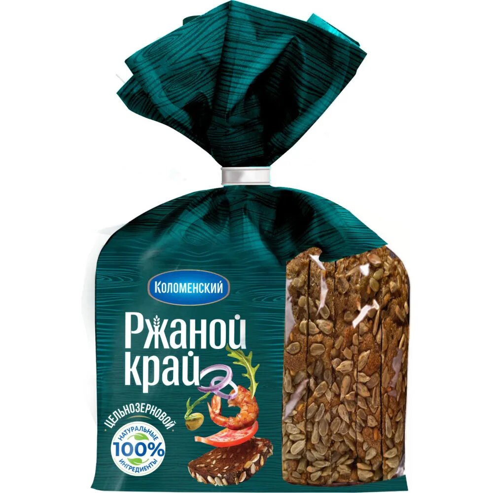 Хлеб Ржаной край с цельными зернами, 300 г