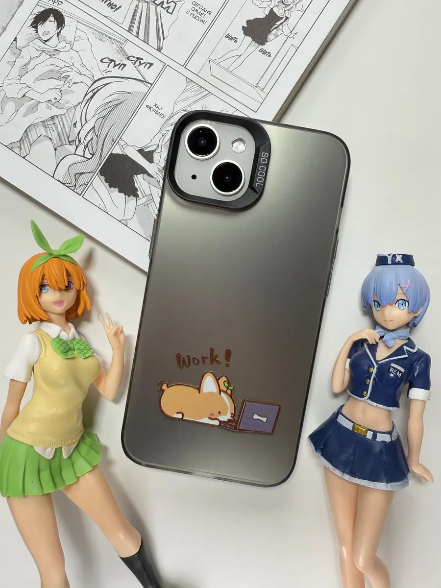 Чехол-Накладка для смартфона Apple iPhone 14, материал силикон, цвет серый