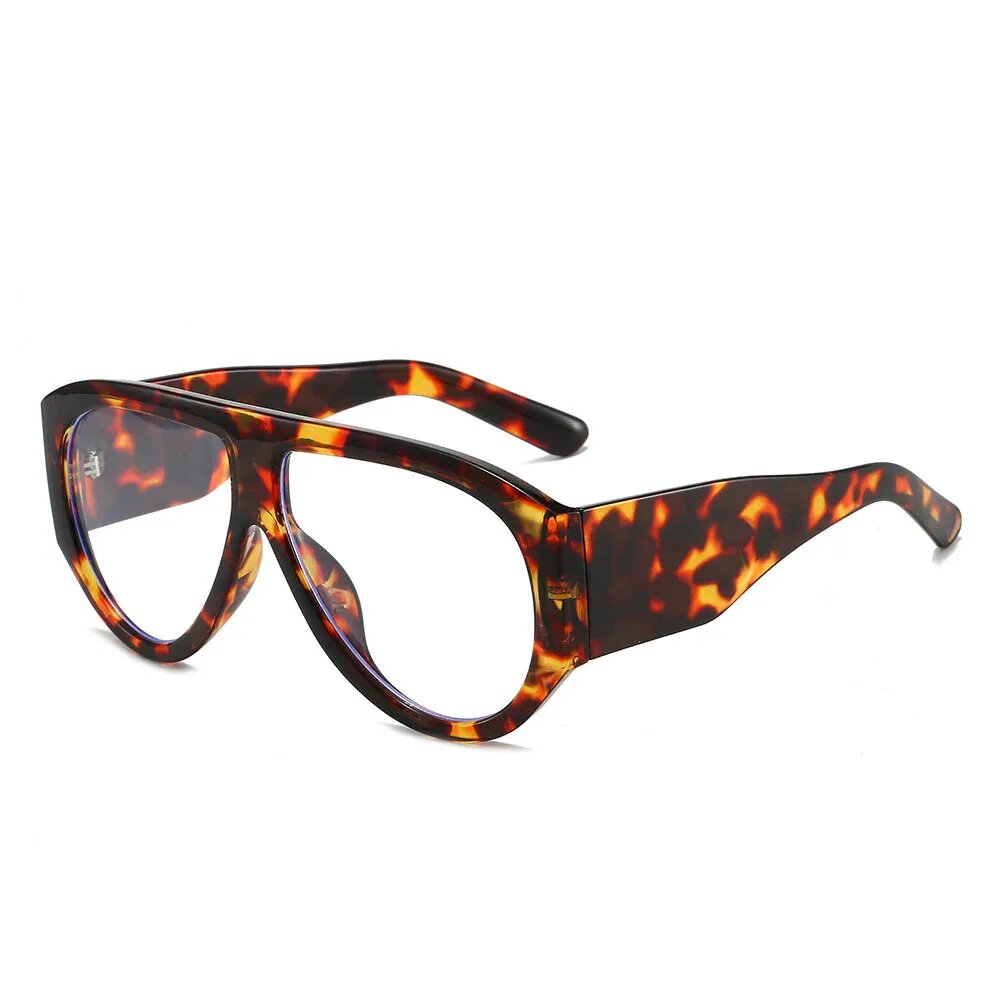 Очки для чтения Leopard, коричневые, рецепт 0