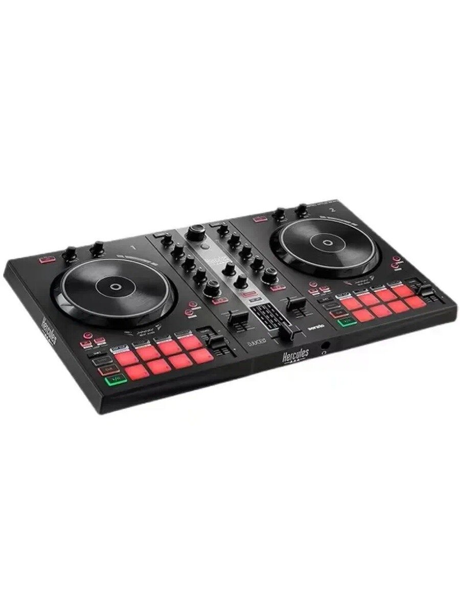 HERCULES DJControl Inpulse 300-MK2 USB DJ контроллер 2 пары с 16 прокладками и встроенной звуковой картой