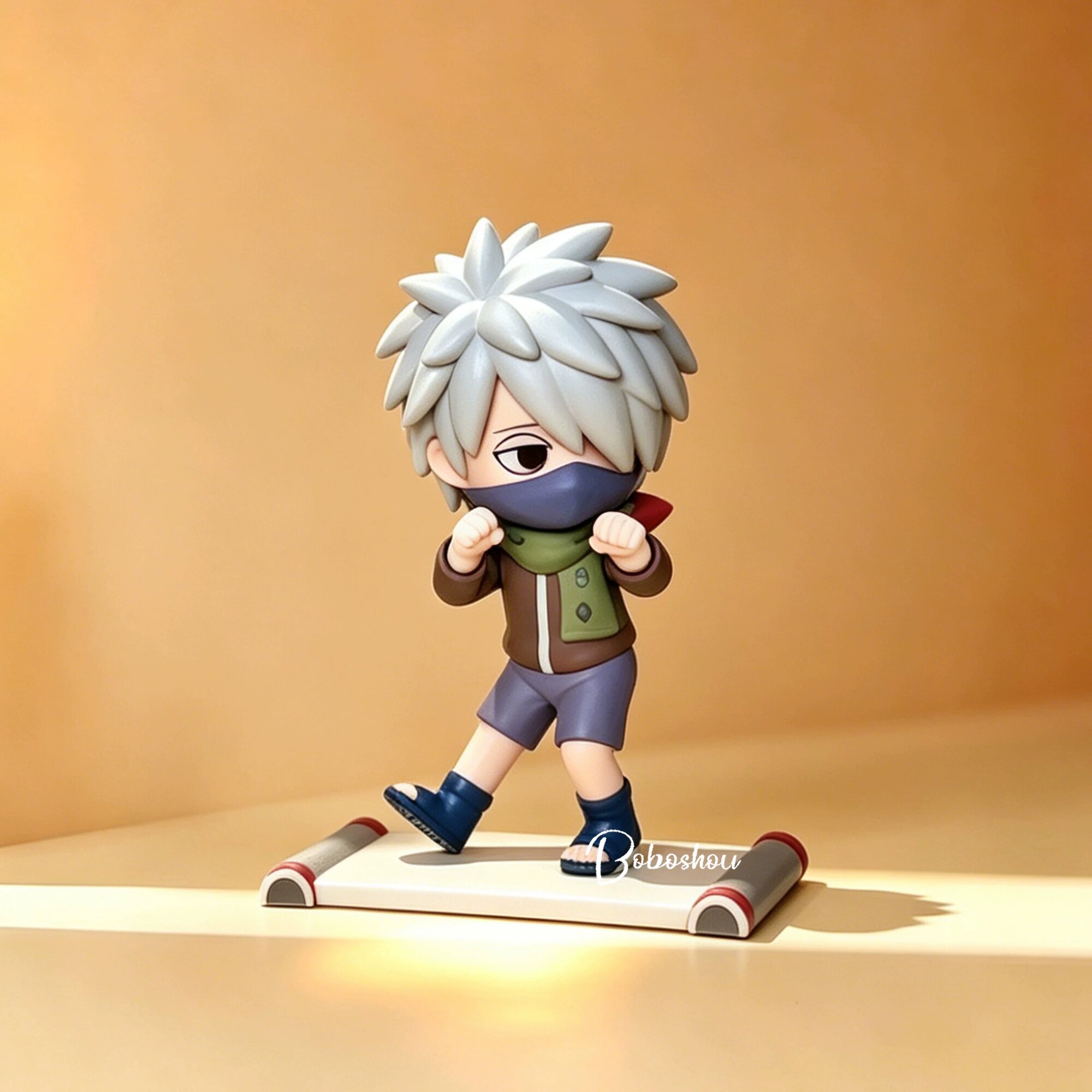 Коллекционная PVC фигурка POPMART Naruto Shippuden Childhood Blind Box, подтвержденный персонаж Какаши Хатаке