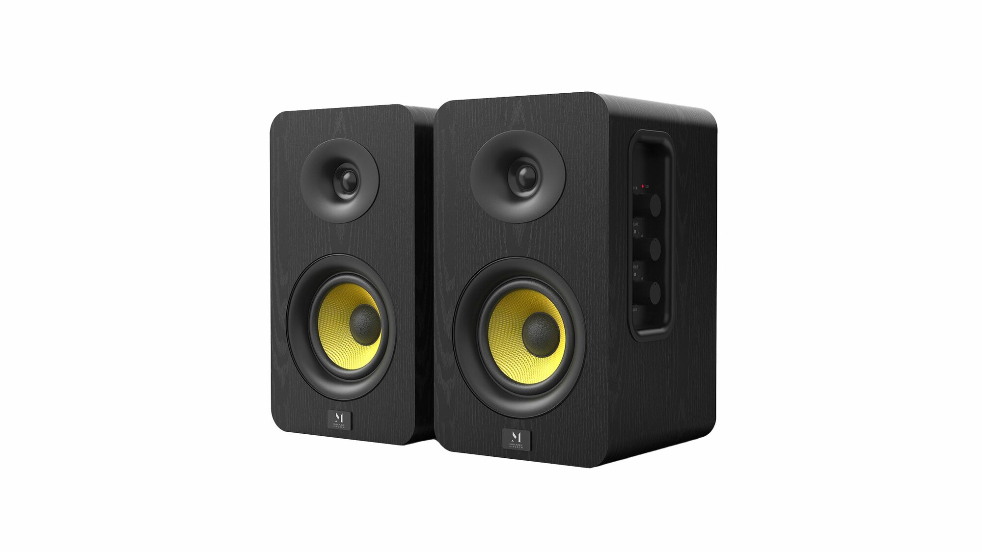Беспроводная колонка, Колонки Music Public Kingdom BS050-2, Bluetooth v5.3, 50 Вт, чёрные