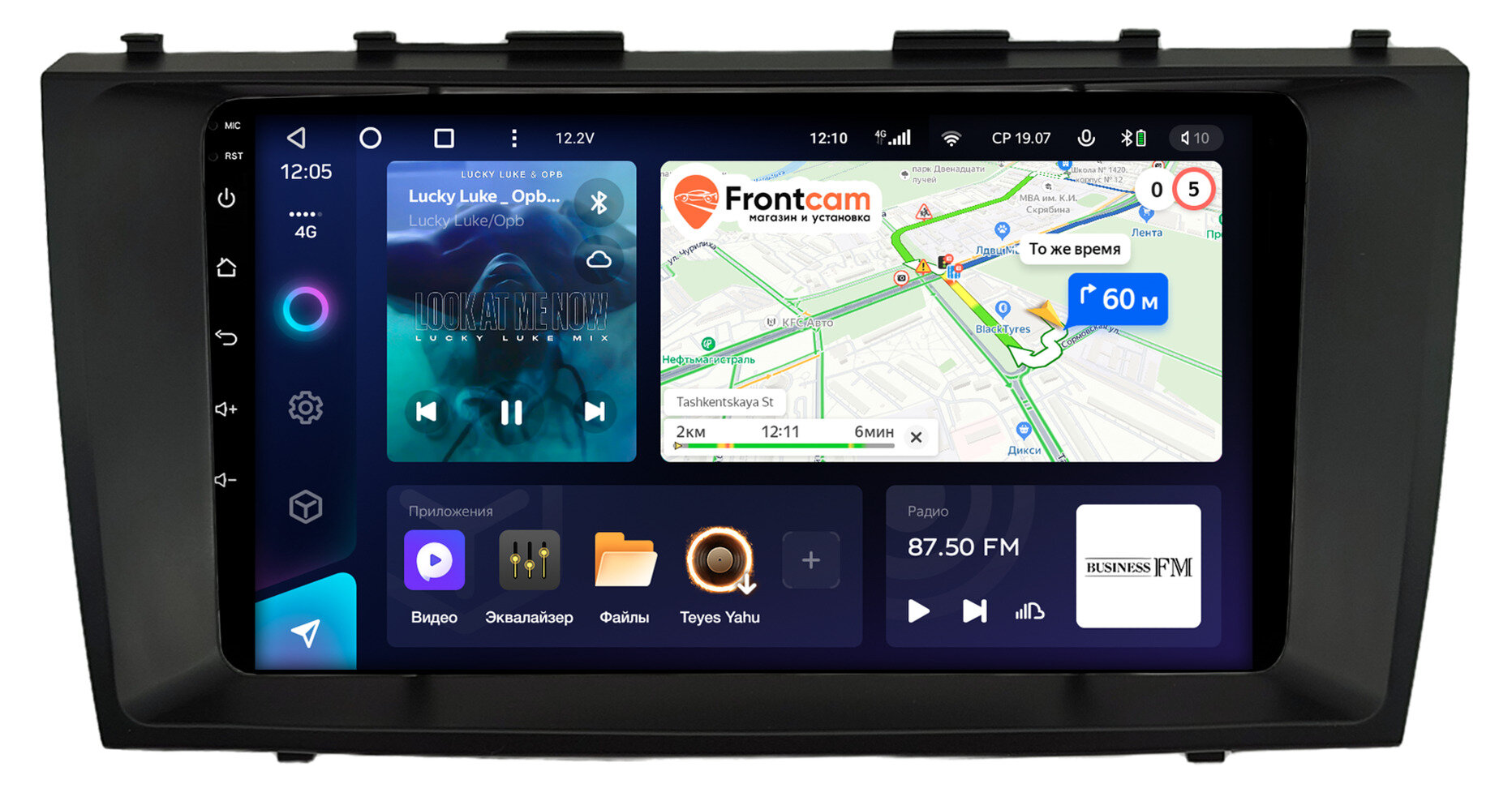 Штатная магнитола Toyota Camry XV40 2006-2011 Teyes CC3 4/64 9" RM-1696 Android 10 (4G-SIM, DSP, QLed)