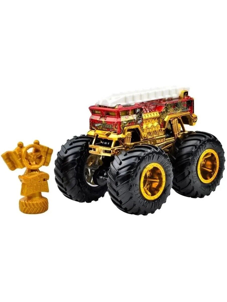 Hot Wheels Монстр-траки Bigfoot Trophy Чемпионы 5 Alarm JDW00