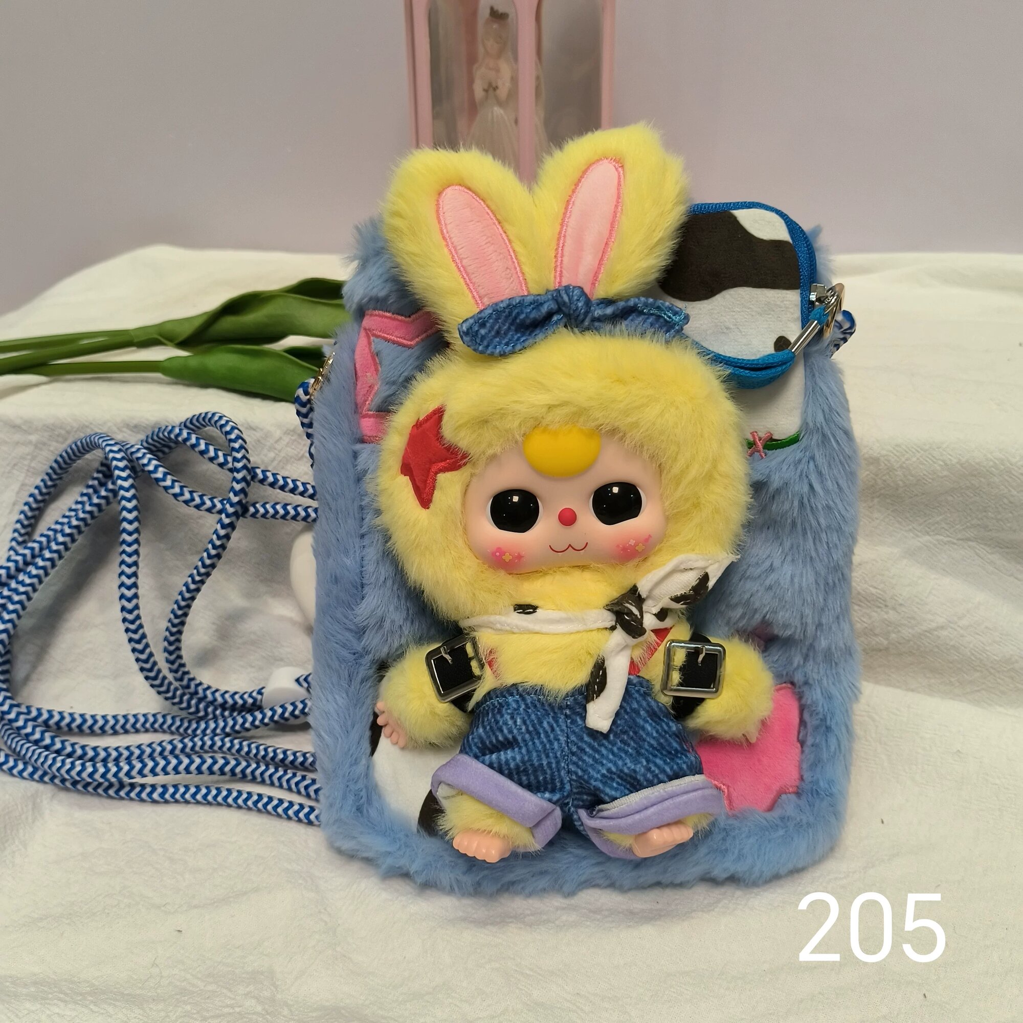 Baby Three Плюшевый Сюрприз-Бокс 205 Дисней Джинс Лево-Право Двигающиеся Глаза
