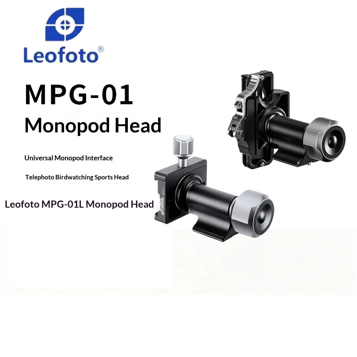 Горизонтальный монопод Leofoto MPG-01L для камеры, вес 380 г, размеры 75x120 мм