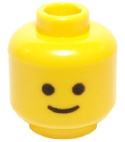 Деталь Lego 3626p01 Minifigure, Head Standard Grin Pattern