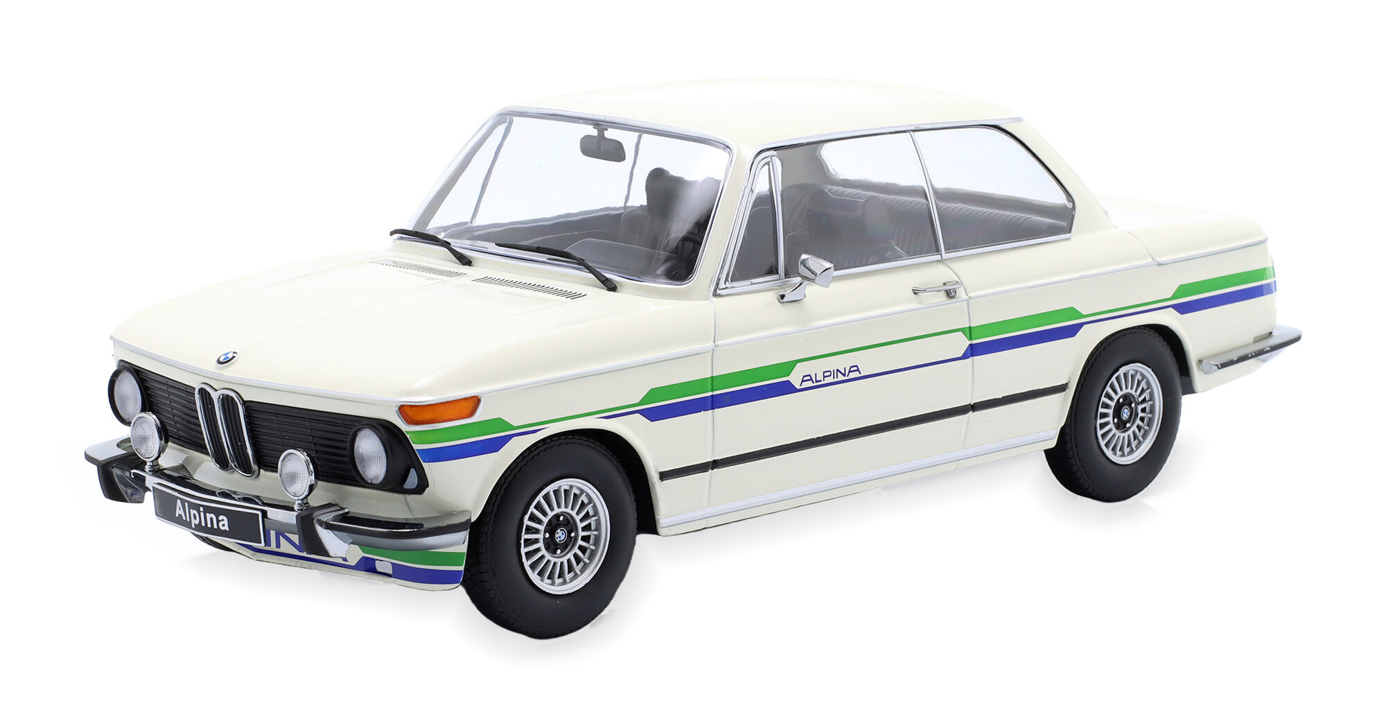 Модель коллекционная KK-SCALE Bmw 2002 alpina 1974 white