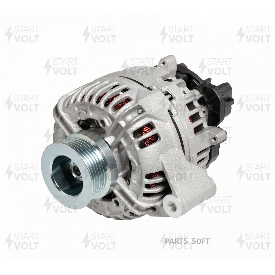 Генератор для а/м КАМАЗ с дв. 740.60/740.61 Евро-3/740.37 Евро-2 (5PIN) 80A (STARTVOLT) от официального дистрибьютора, STARTVOLT, артикул LG1704