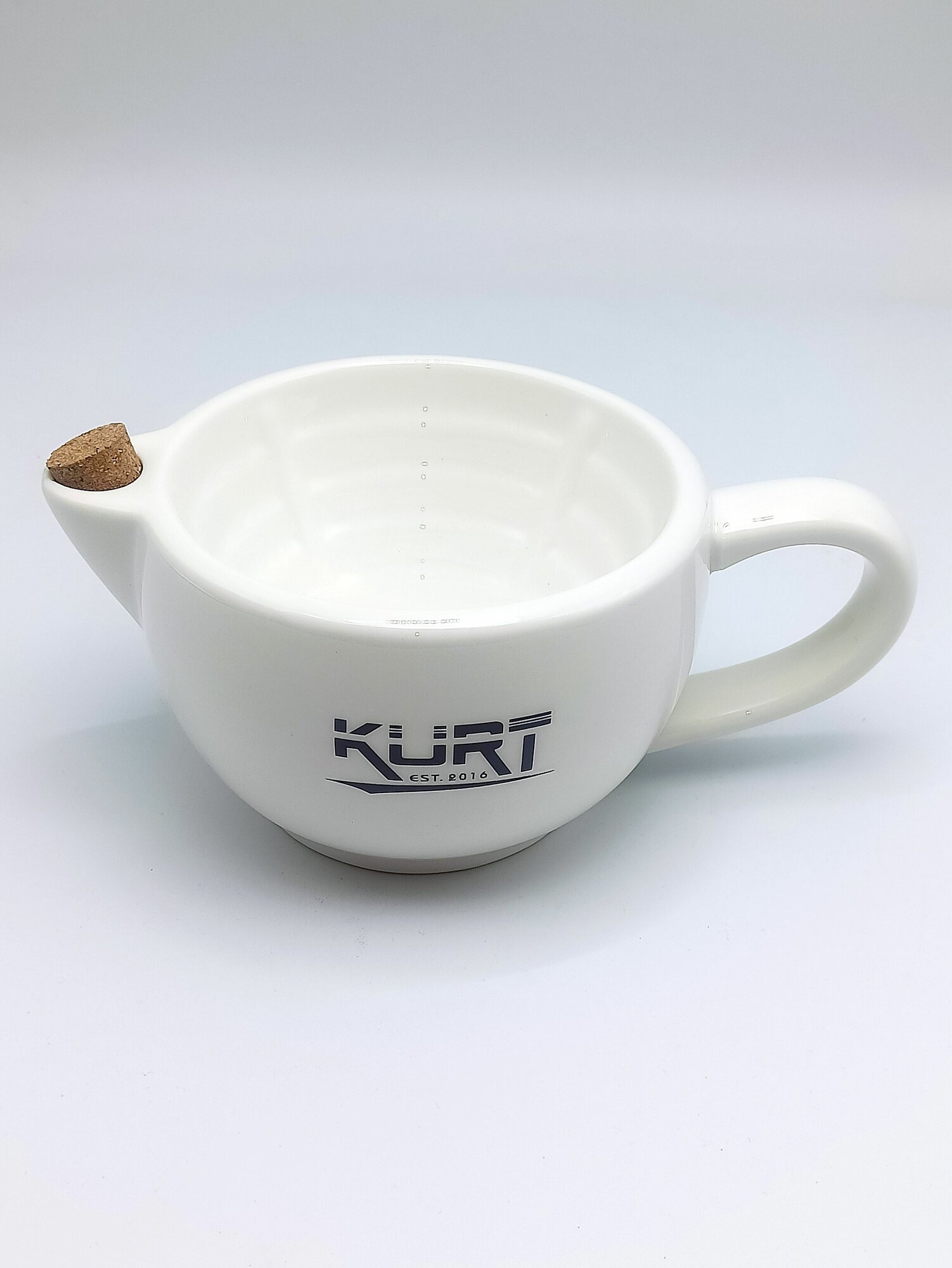 KURT Чаша скаттл для бритья керамический, K-40057/White