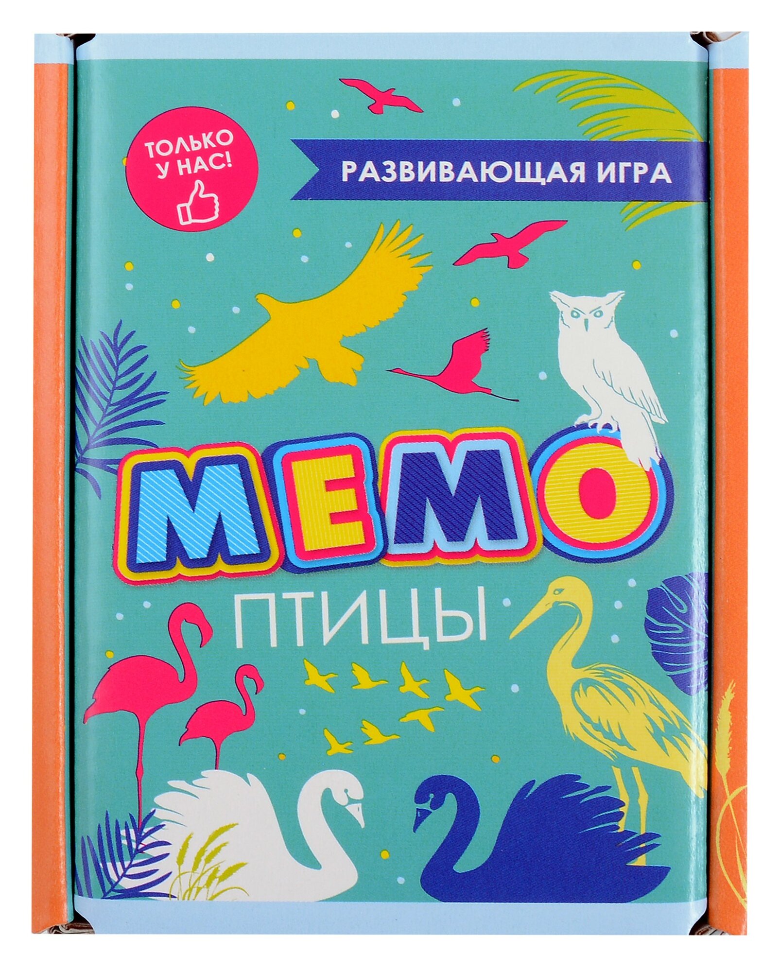Мемо «Птицы» 56 карточек, развивающее, Читай-город