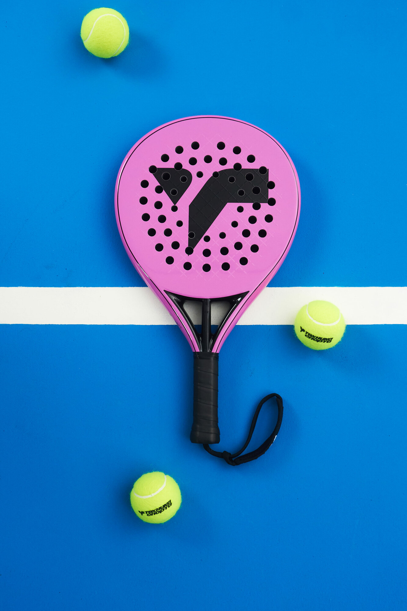Ракетка Техника Спорта Padel "Р-3 Лайт", 3К-карбон, 38мм, 350г, розовая