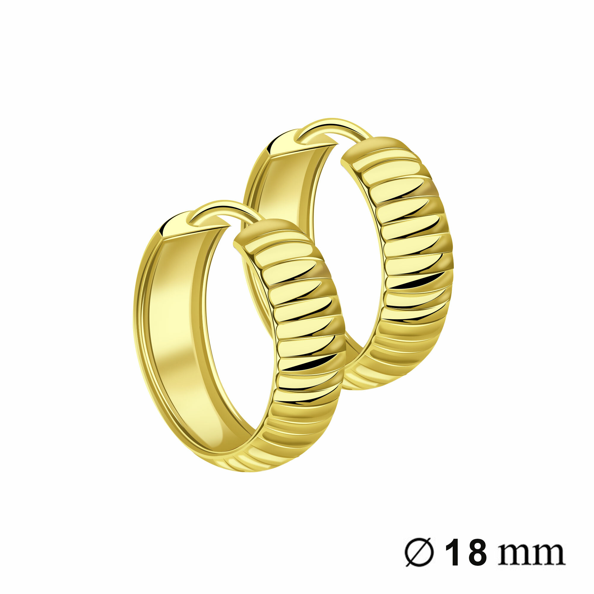 Серьги Diamant online, желтое золото, 585 проба
