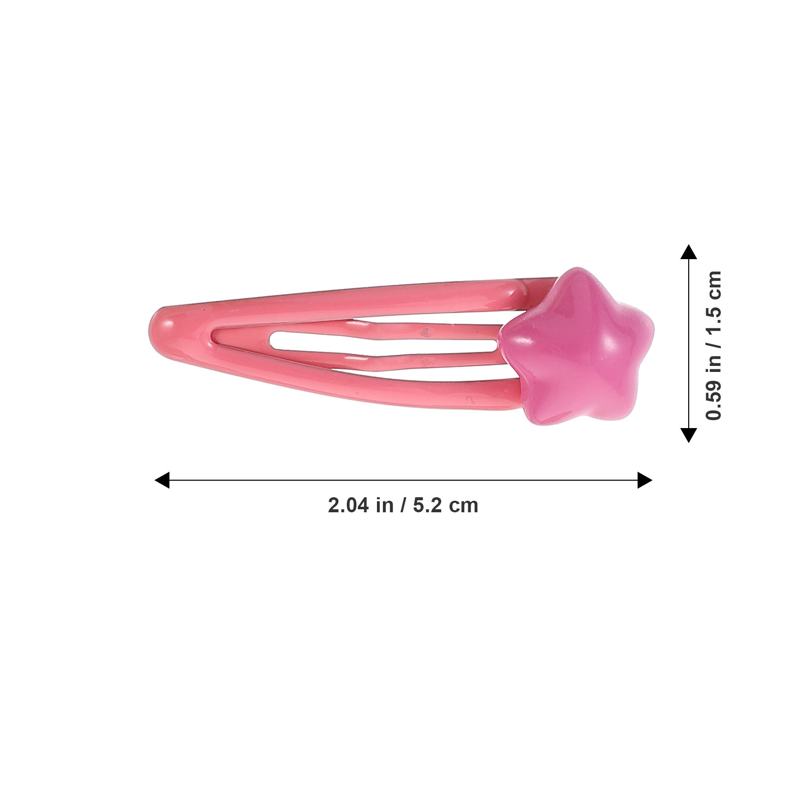 10 Штук Милые Заколки Для Волос Bobby Pin В Разных Цветах 1X1 5X5 2Cm