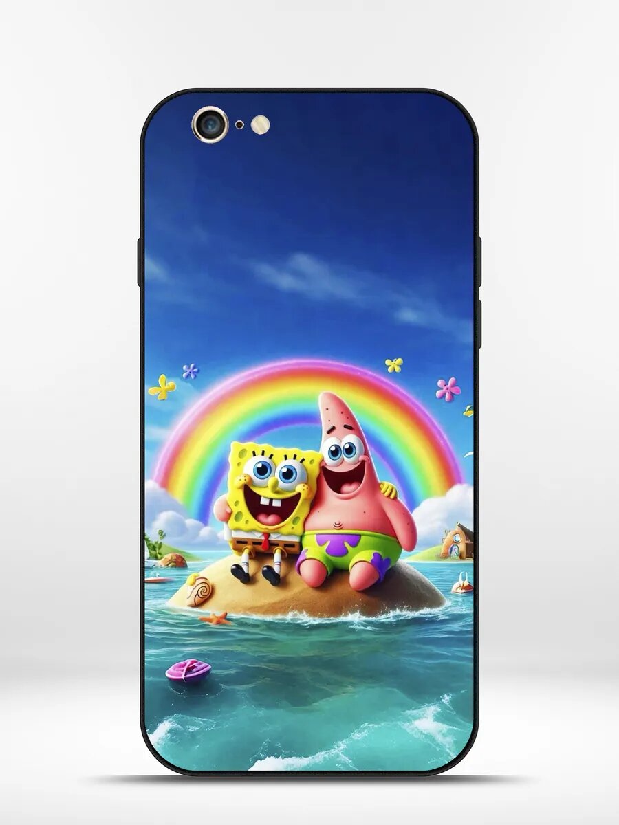 Чехол на iPhone 5 губка боб
