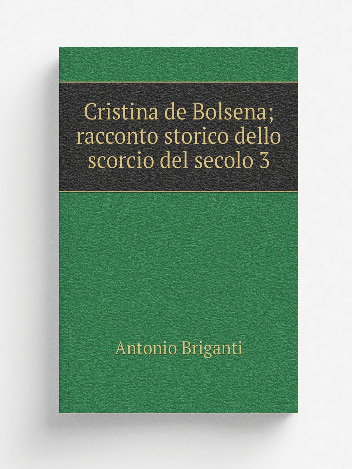 Cristina de Bolsena; racconto storico dello scorcio del secolo 3 | Antonio Briganti | 1884 | Venezia Tip. emiliana | Репринт