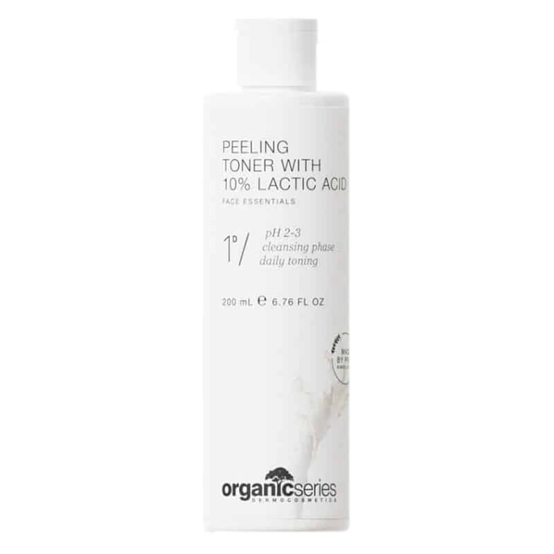Тоник для ухода за кожей Organic Series Peeling Toner With 10% Acid Отшелушивающий тоник с 10% молочной кислотой 200 мл