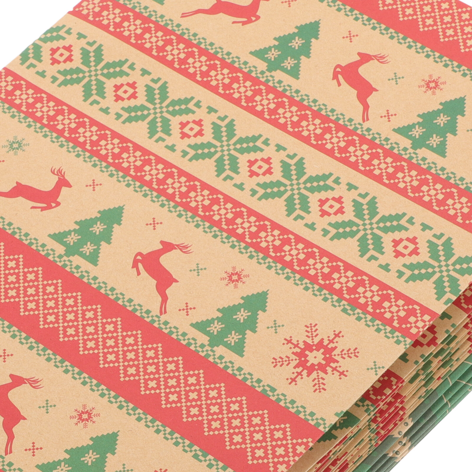 Бумага Для Упаковки Подарков Christmas 10 Штук Рождественская Упаковочная Бумага Размер 70.00X50.00X0.10Cm