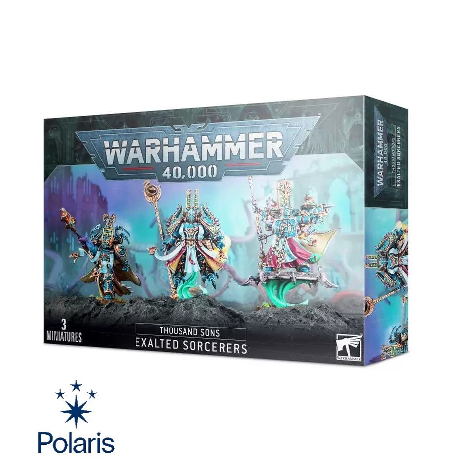 Warhammer 40000 Thousand Sons Exalted Sorcerers Миниатюры для настольной игры
