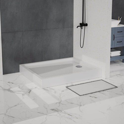 Изображение товара Поддон для душа BelBagno TRAY-BB-AH-120/100-15-W с ножками, с каркасом, с сифоном, акриловый, 120x100 см, белый, прямоугольный, средний, с антискользящим покрытием, с декоративной накладкой