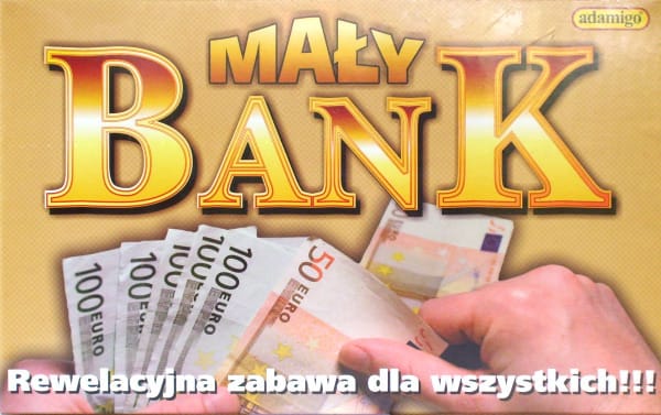 Настольная игра Adamigo "Маленький банк", разноцветный