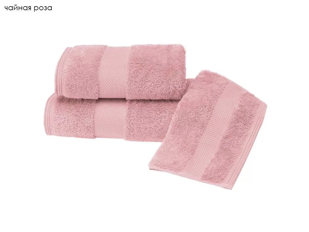 Комплект полотенец (32х50) 3 шт Deluxe Soft Cotton (чайная роза), Комплект полотенец (3 шт)