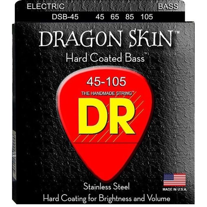 DR String DSB-45 DRAGON SKIN Струны для бас-гитары
