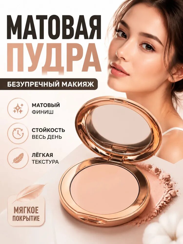 Стойкая консилерная пудра для макияжа и контроля жирности 0,8 г/3,4 г