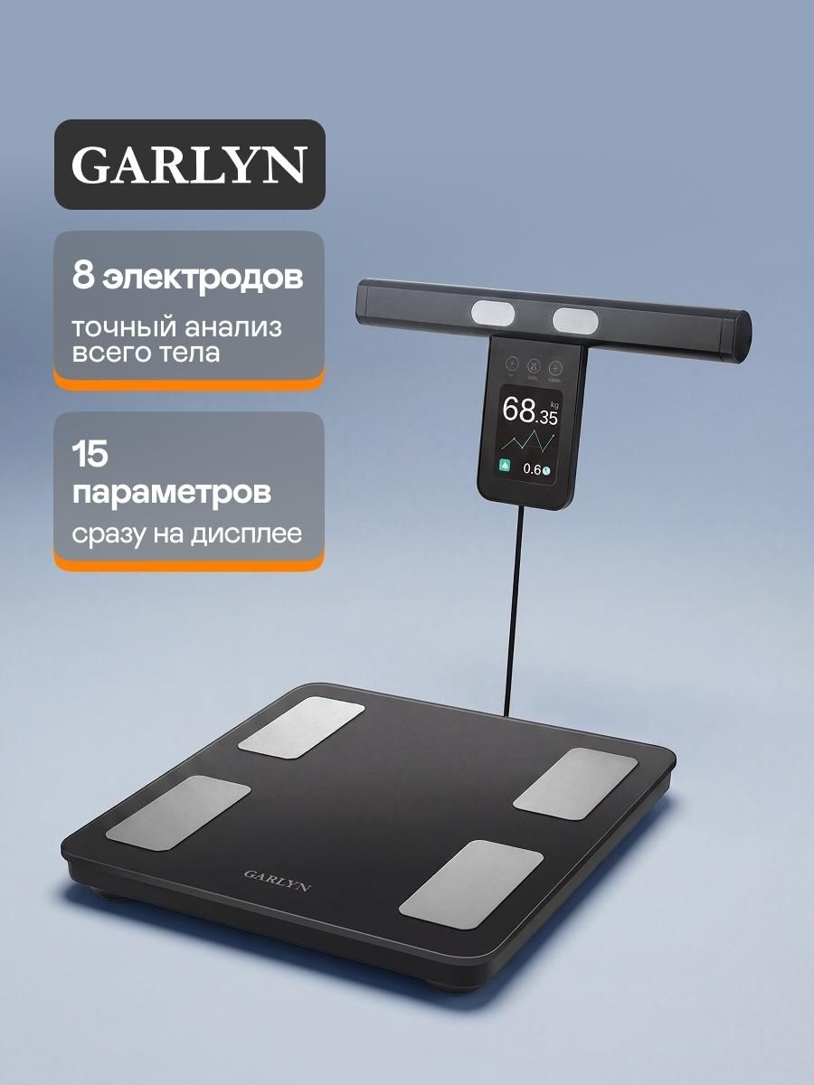 Весы напольные умные GARLYN Bodyscan Guru