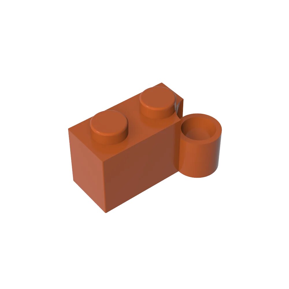 Конструктор Gobricks 1x2 Коричневый (083)