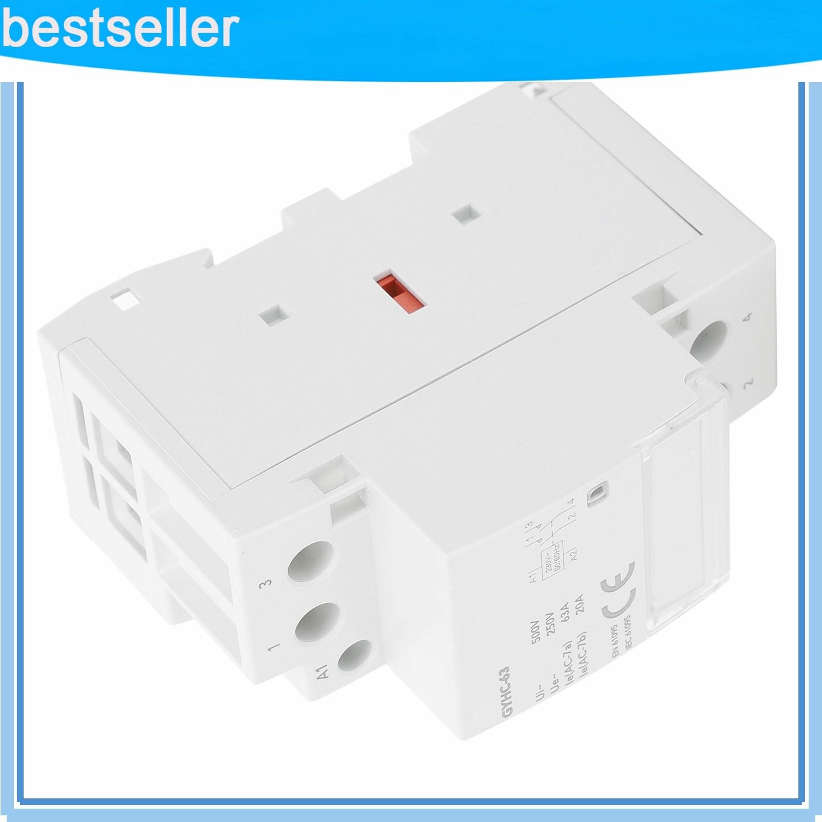 Модульный контактор 2P 63A 230В 50Гц GYHC-63 2NO