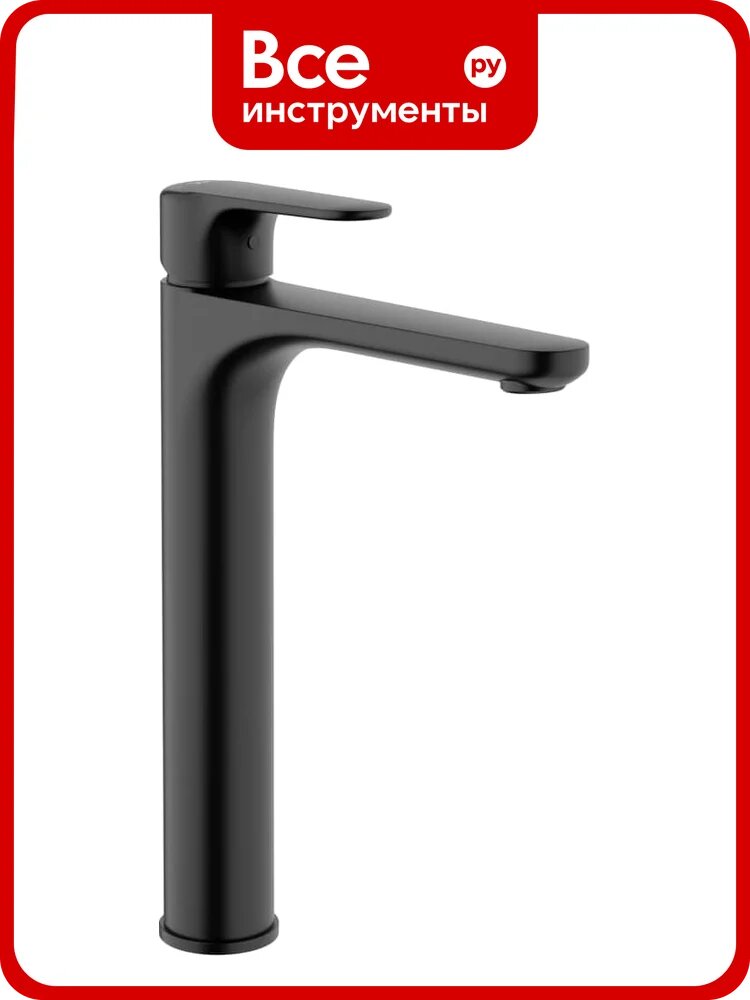 Смеситель для раковины-чаши VITRA Root Round матовый черный A4270736EXP