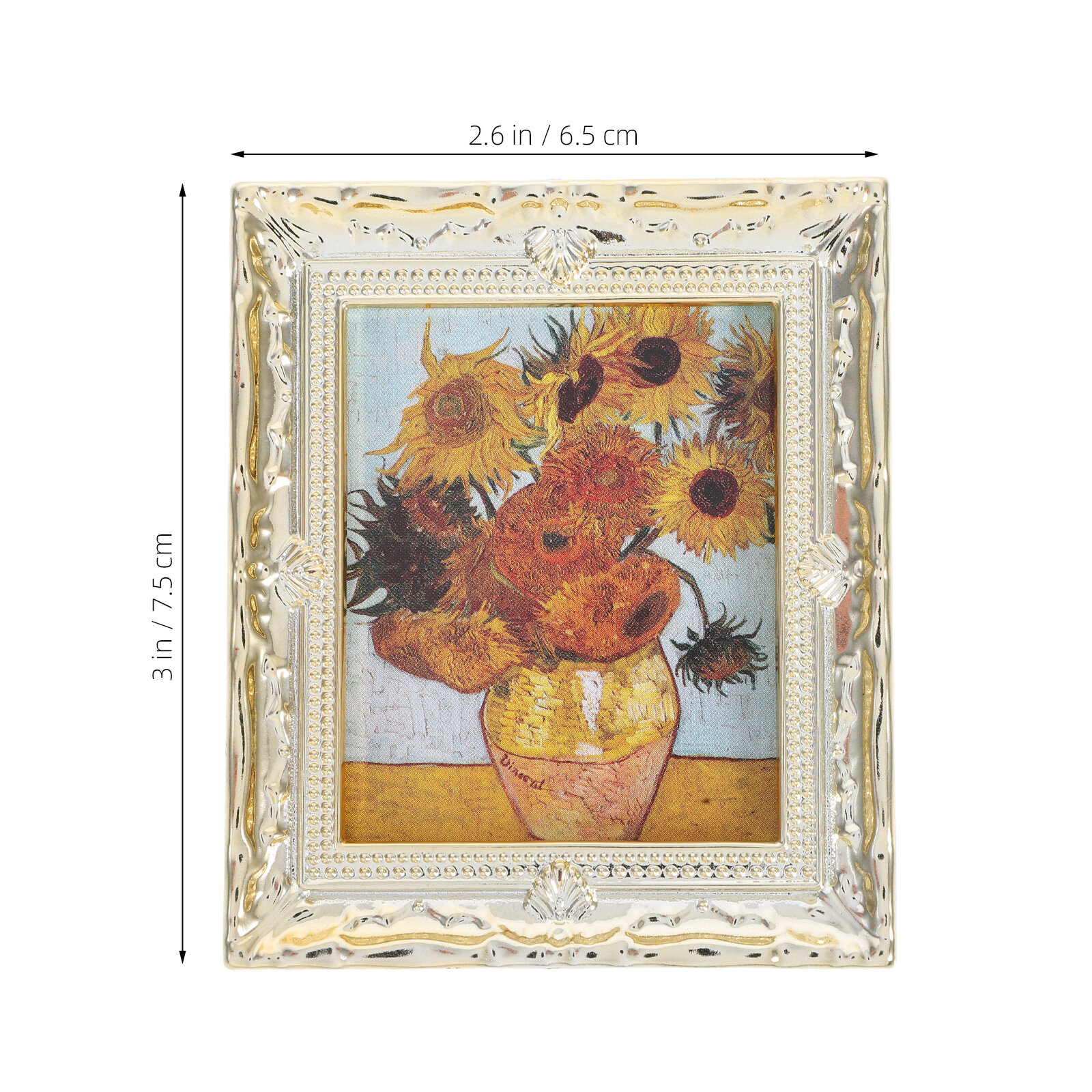 Декоративная Миниатюрная Картина Для Домика Кукол Размером 7 50X6 50X0 60Cm