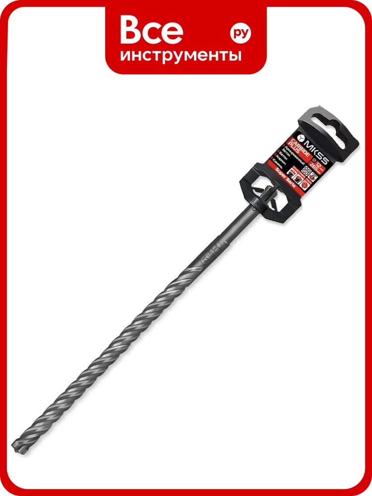 Бур по армированному бетону Carbide Plus MKSS Toolbox SS5501 12x265мм (SDS-plus) MKSS SS55011226