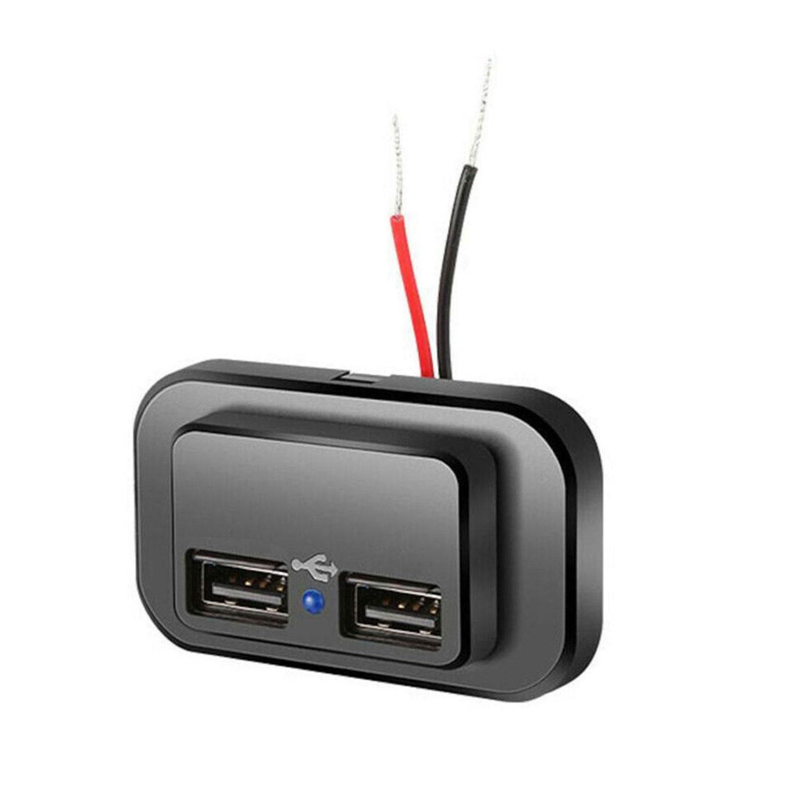 Автомобильное зарядное устройство, 2 USB-порта, 4,8 А