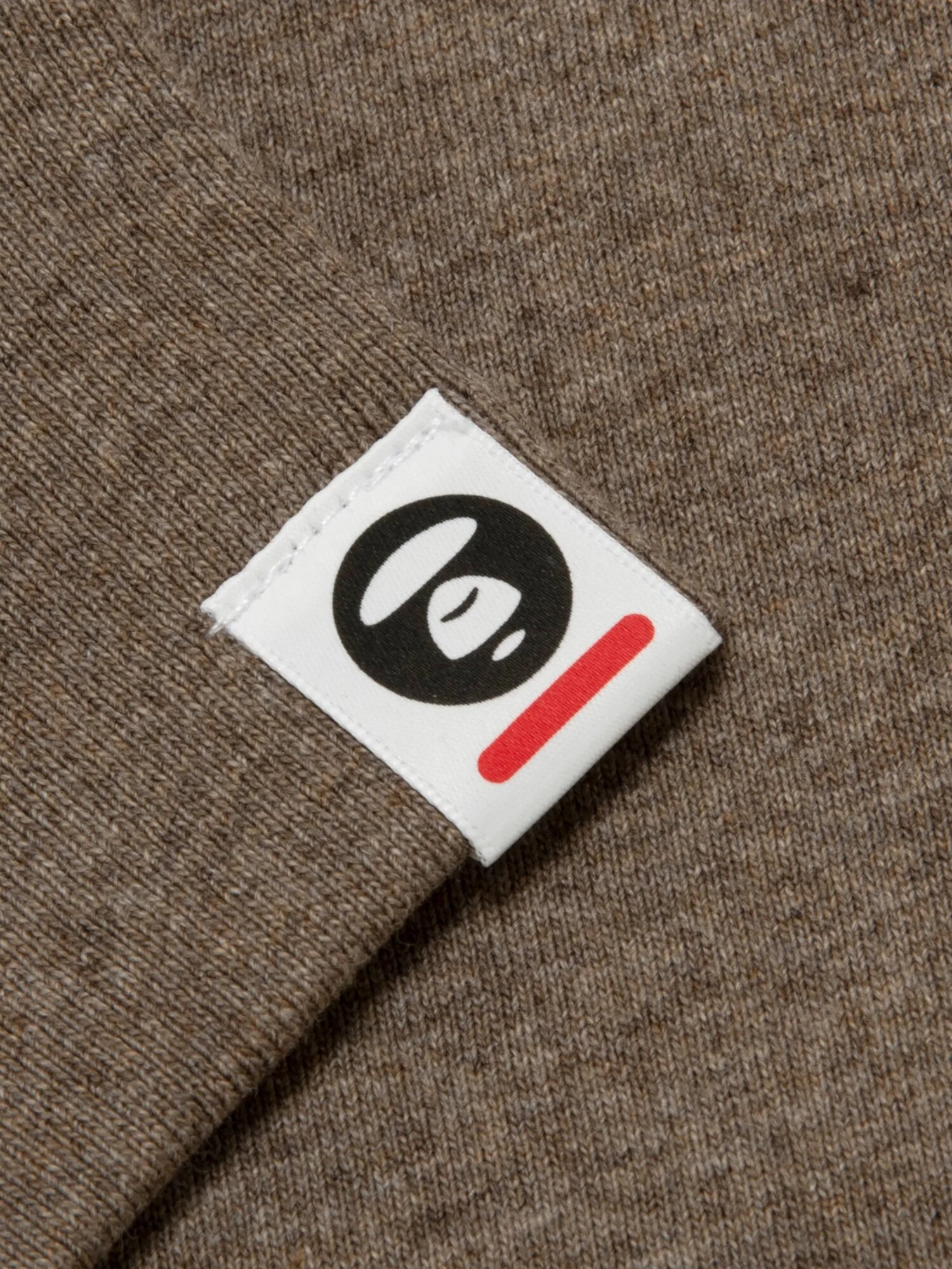 Футболка AAPE BY A BATHING APE, размер L, коричневый — фото 1
