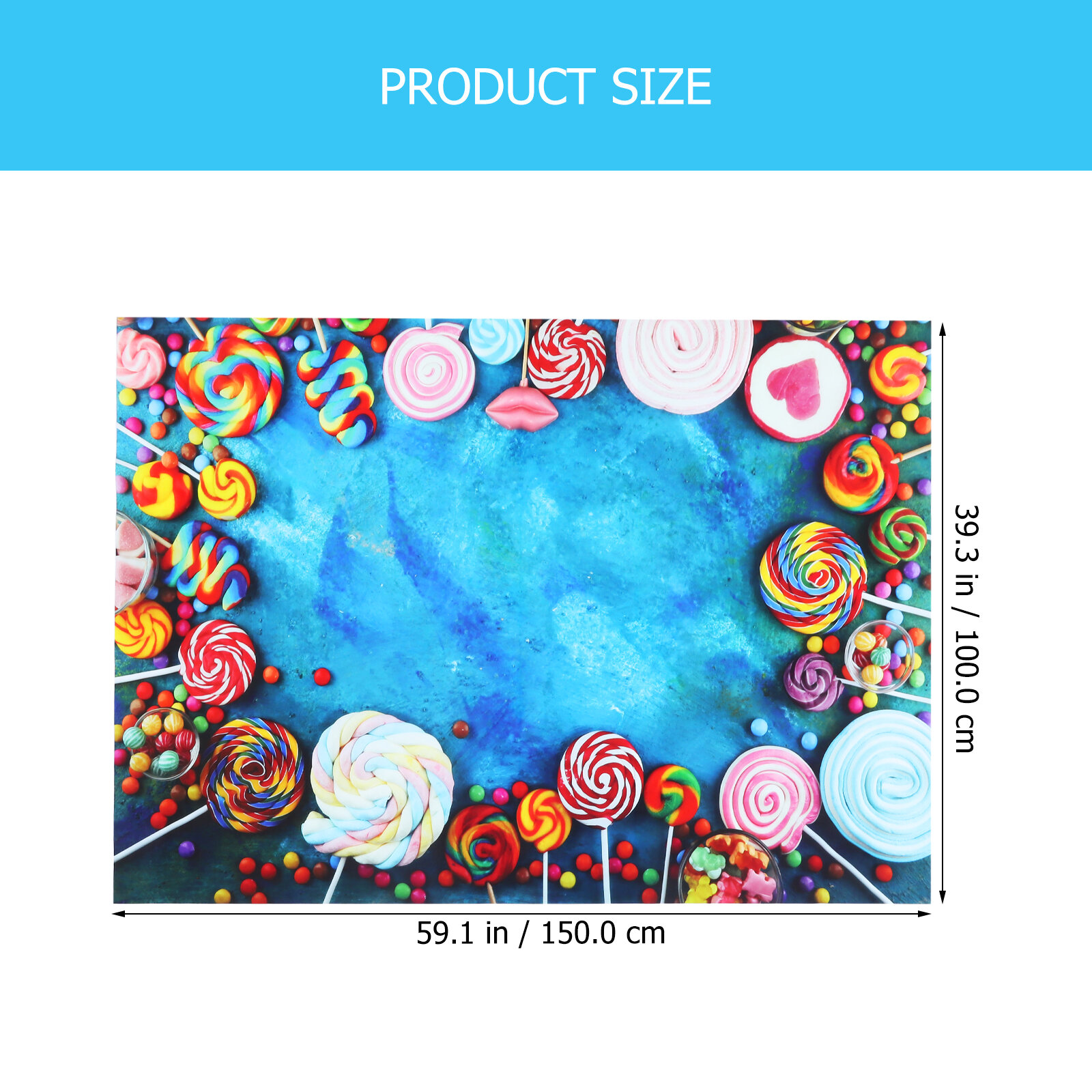 Обои Для Детской Комнаты С Игольчатым Фоном Размером 150X100CM Многоцветный Оформление Детской Игровой Комнаты