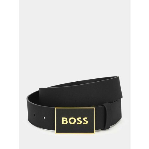 фото Ремень boss для мужчин, размер 95, черный