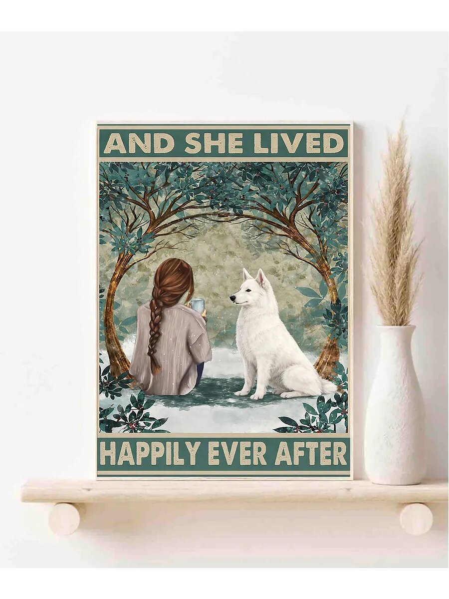 Белая швейцарская овчарка, Happily Ever After, Плакат 30x42