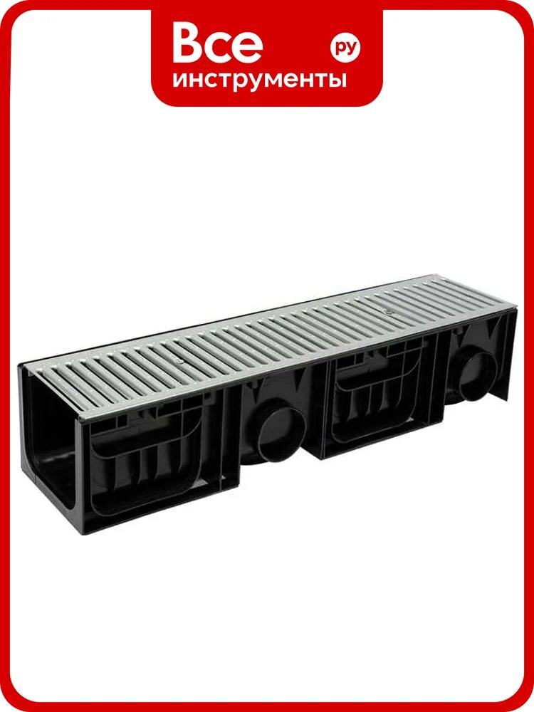 Лоток Ecoteck 200.210 h214 с решеткой стальной штампованной кл. А15 ДИ 24505000