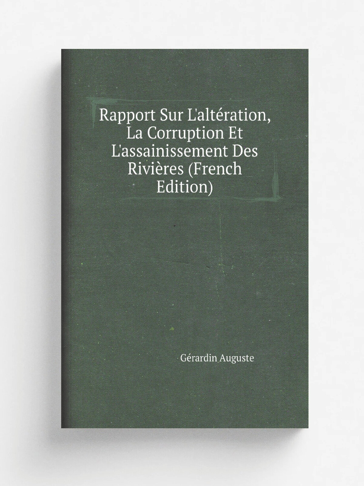 Rapport Sur L'alt. ration, La Corruption Et L'assainissement Des Rivi.res (French Edition) | G.rardin Auguste | Репринт