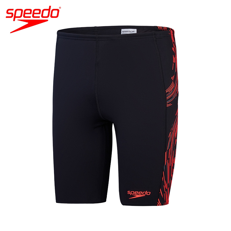Мужские купальники Speedo Мермейд Ред и Американский Графит с формовкой бедер и ягодиц, размер 38
