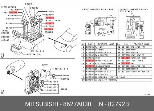 Реле Mitsubishi Pajero Sport 97>