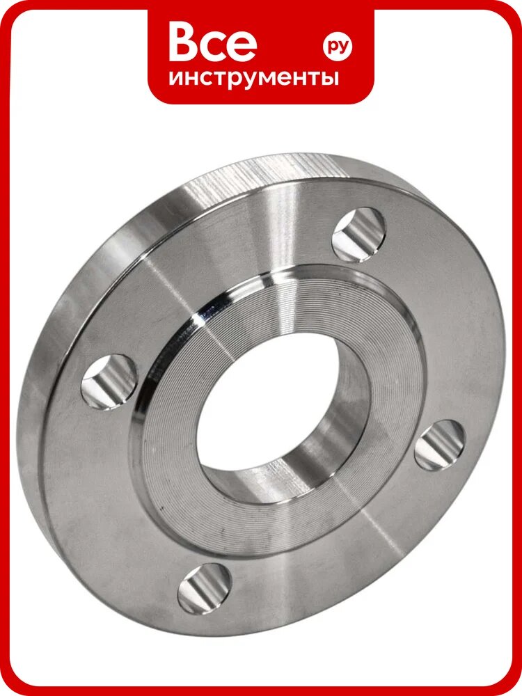 Фланец плоский с зеркалом нержавеющий NEWKEY AISI304 DN50 (2) (57мм), (CF8), РN16 NK-F50/4
