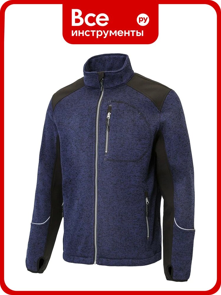 Джемпер союзспецодежда юнионворквеар (UNIONWORKWEAR) трикотажный 0095 т. синий/черный, 48-50/170-176 2000000287218