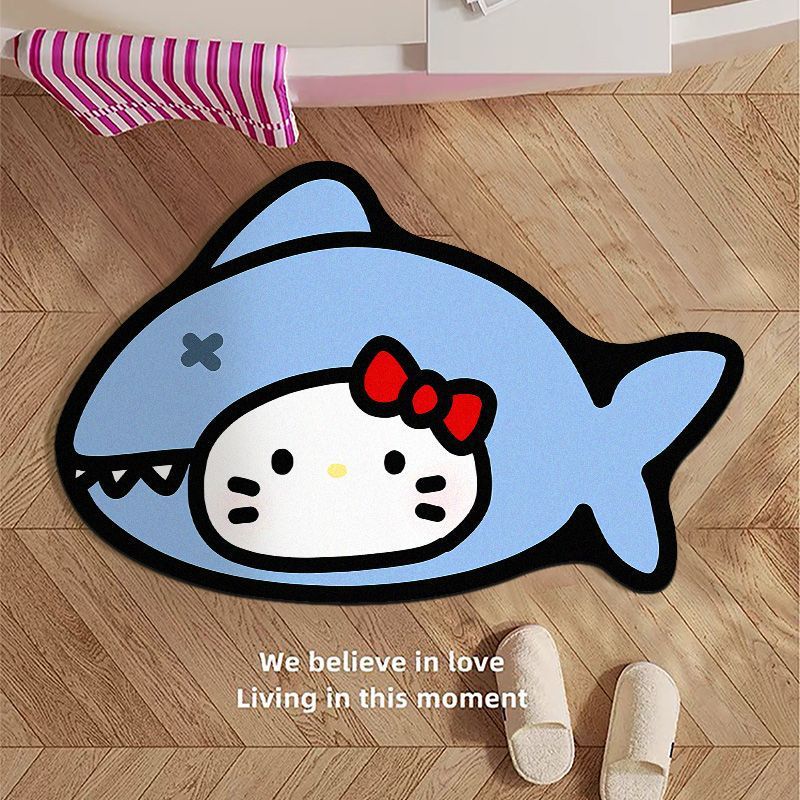 Коврик Hello Kitty из диатомита 30x50 см для ванной, не скользящий впитывающий коврик