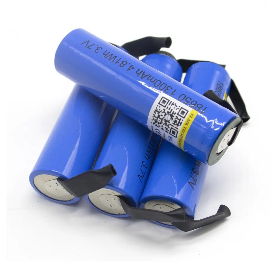 Новый Elaik 18650 1300 перезаряжаемый литий-ионный аккумулятор 3.7 в 1300mAh батареи DIY никелевый лист