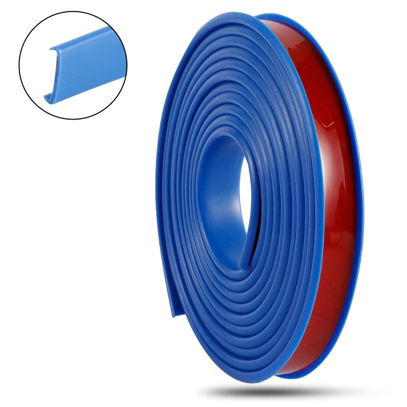 Самоклеящаяся кромка для мебели ТПЭ 3 м Синий, 12mm, blue, 5 Meters